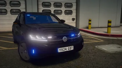 Unmarked Traffic Volkswagen Touareg 2024 Moddex - unmarked police car for FiveM GTA 5 roleplay