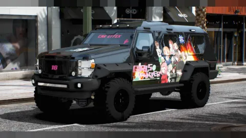 USSV Rhino GX FiveM armored off-road SUV add-on