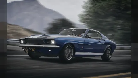 Vapid Dominator Classic lore-friendly muscle car on a FiveM server