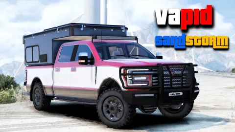 Vapid Sandstorm FiveM lore-friendly pickup truck — view 2
