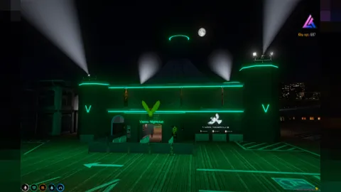 Vazou Nightclub main dance floor and VIP lounges interior in FiveM