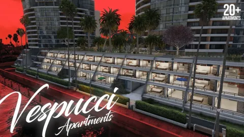 Vespucci Apartments MLO interior preview for FiveM roleplay servers
