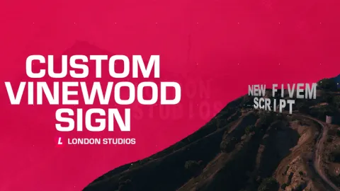 Custom vinewood sign v2 — FiveM asset preview