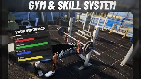 VMS Gym FiveM script — working out on gym equipment