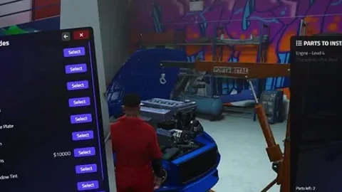 VMS Tuning in-game UI - FiveM mechanic and tuning script