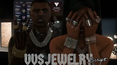 VVS Male Female Chains - clothing pack for FiveM GTA 5 roleplay