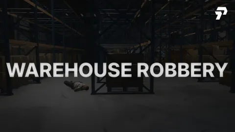 Warehouse Robbery FiveM heist — crew raiding a stocked warehouse