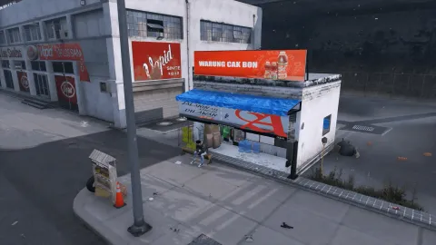 Warung Madura Indonesia Store MLO corner shop in FiveM — view 2