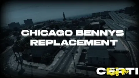 Chicago bennys hood with a run-down garage and worn apartments — FiveM MLO