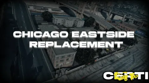 Chicago eastside mlo hood street with worn storefronts and alley cover — FiveM MLO