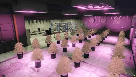 Weed Farm MLO indoor grow tents and drying room in FiveM