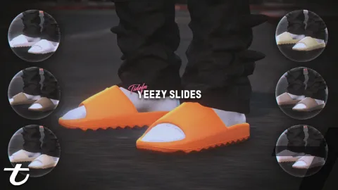 Yeezy Slides for MP Male FiveM clothing preview